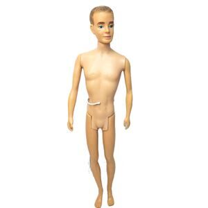 1961 Vintage Flocked Hair Ken One of the Beginner Kens in Barbies Life